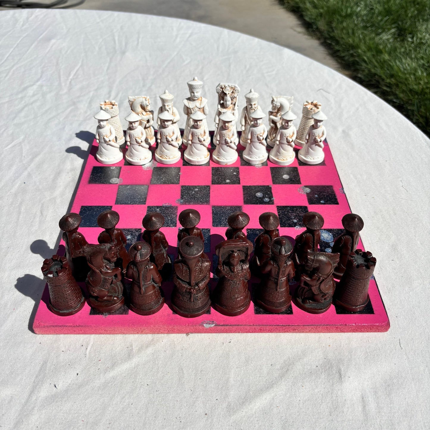 Pink Haze - Chinese Edition Chess Set