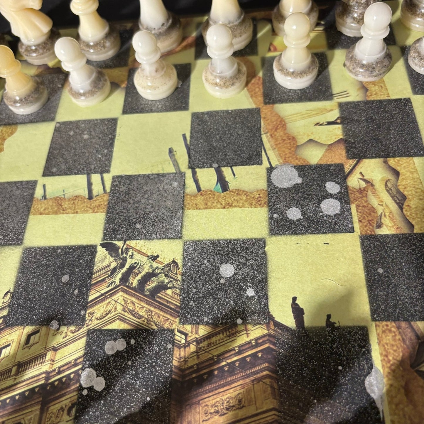 Vintage History - Scrapbook Chess Set
