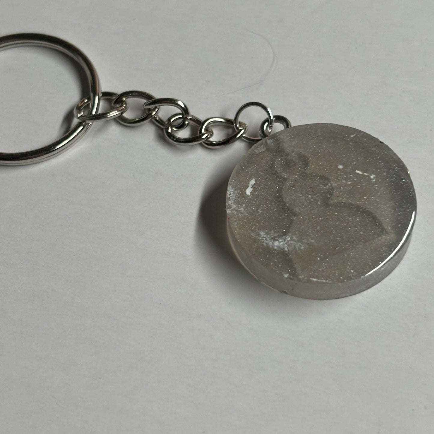 The White Pawn - Handmade Resin Keychain