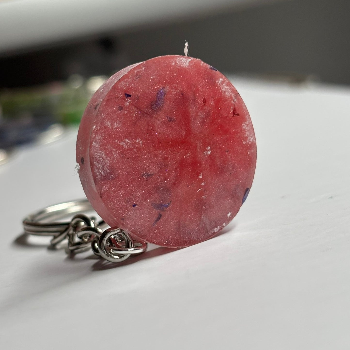 Pink Pawn Royal - Handmade Resin Keychain