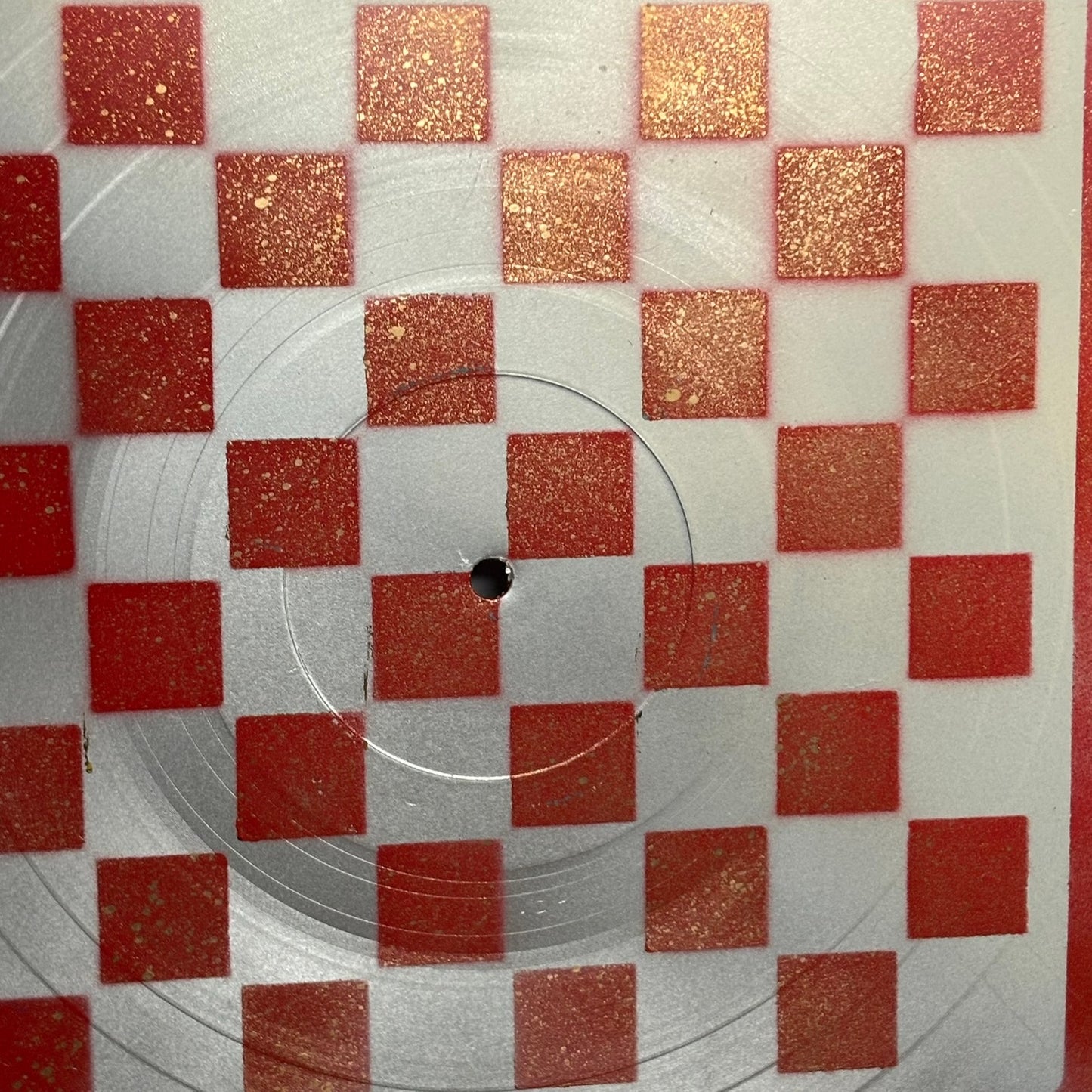 Chrome Red - Vinyl Chess Board