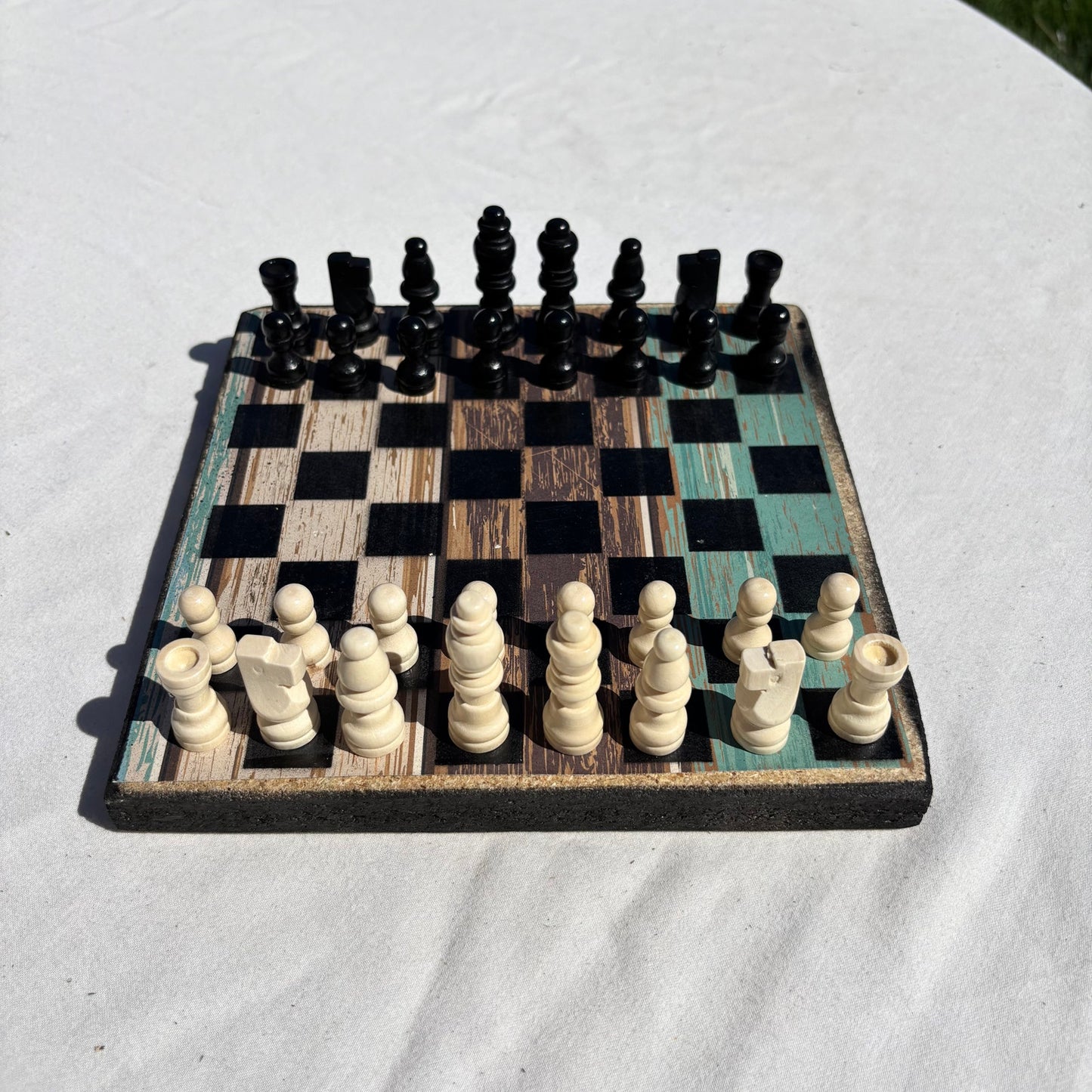Seaside Wood Design - Scrapbook Chess Set