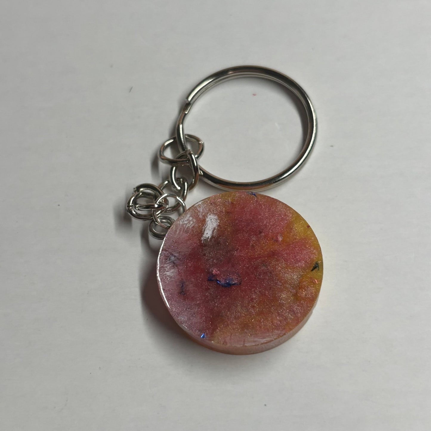 Yellow Pink Pawn - Handmade Resin Keychain