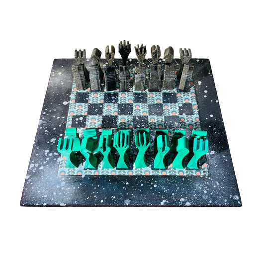 Green Royal - Large Deluxe Chess Set