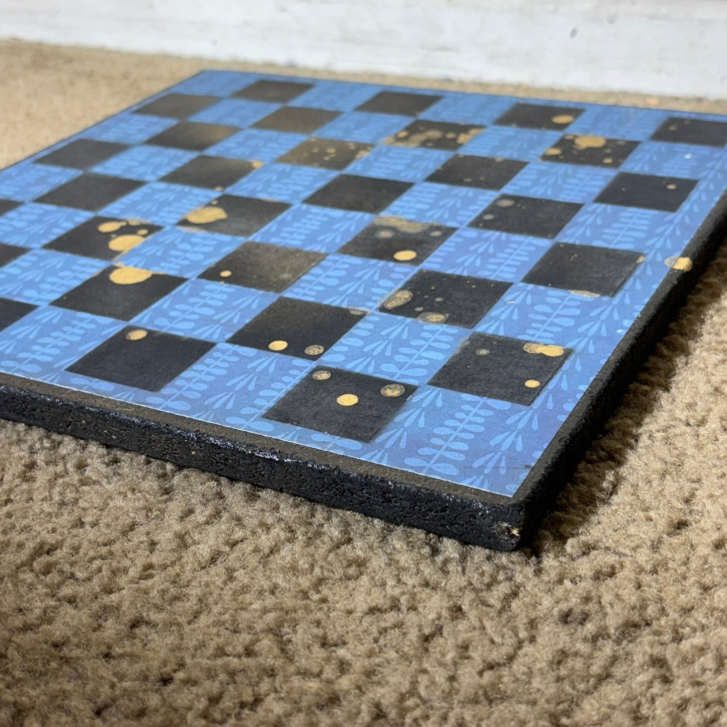 Blue Desire - Scrapbook Chess Board