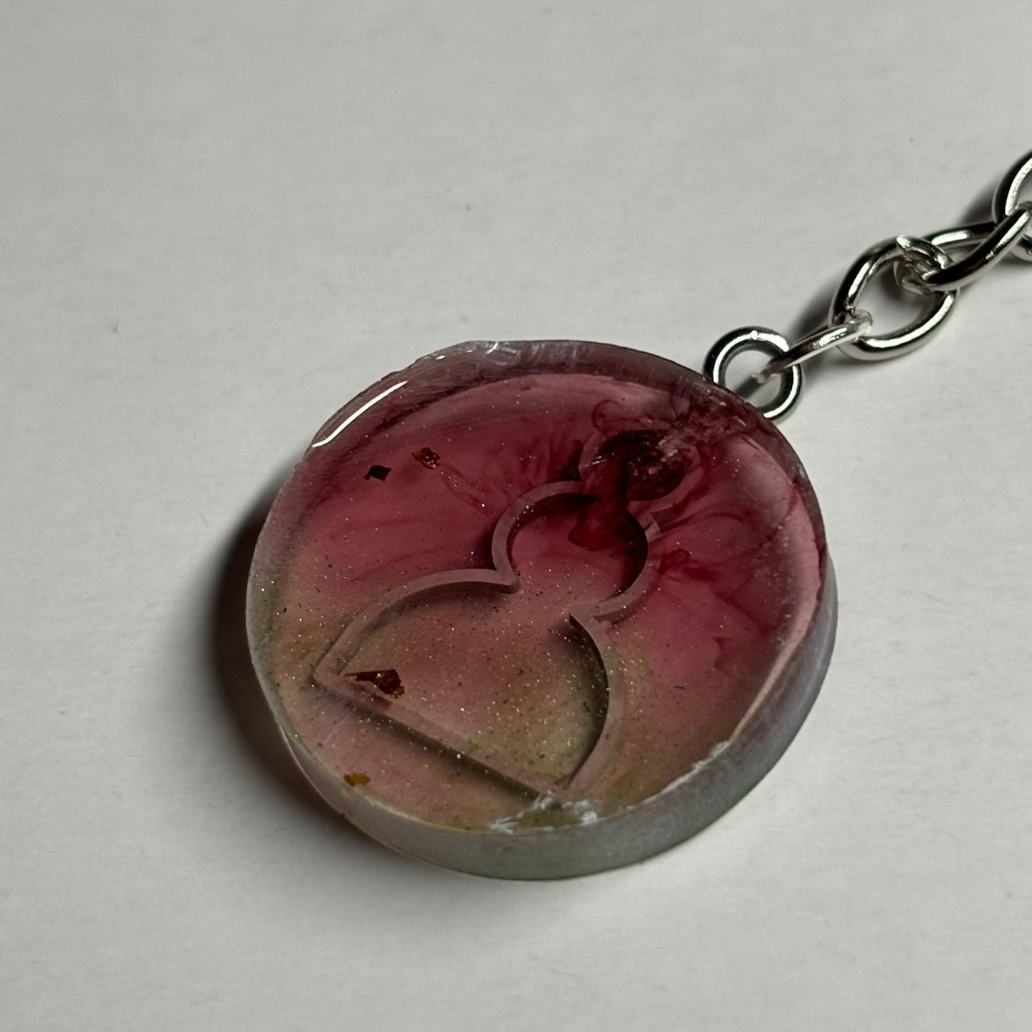 Fading Violet Pawn - Handmade Resin Keychain