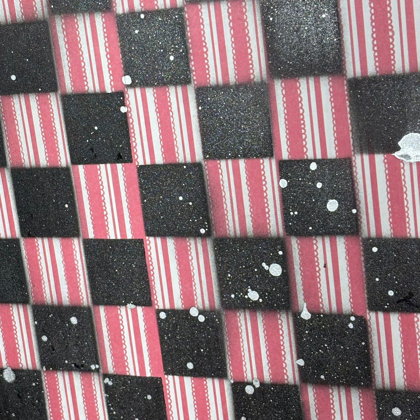 Vintage Lines - Large Scrapbook Chess Board