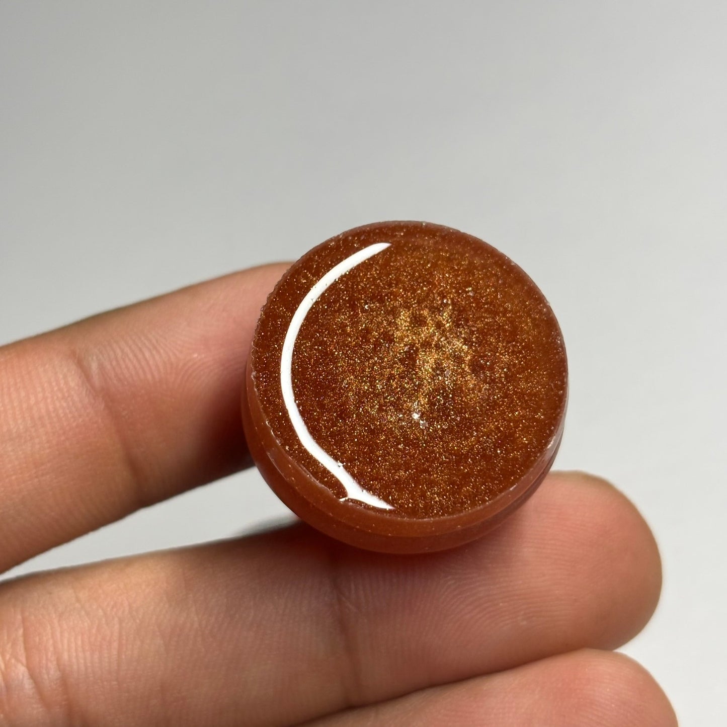 Bronze/Orange King - Handmade Resin Keychain