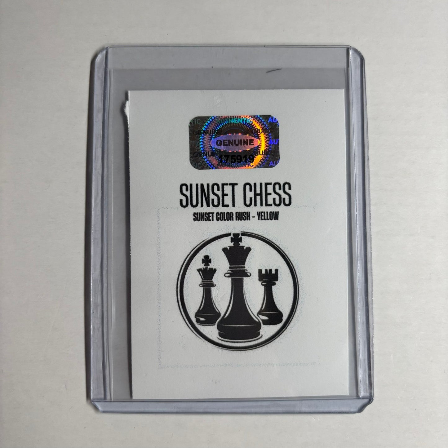Yellow Collection - Trading Card