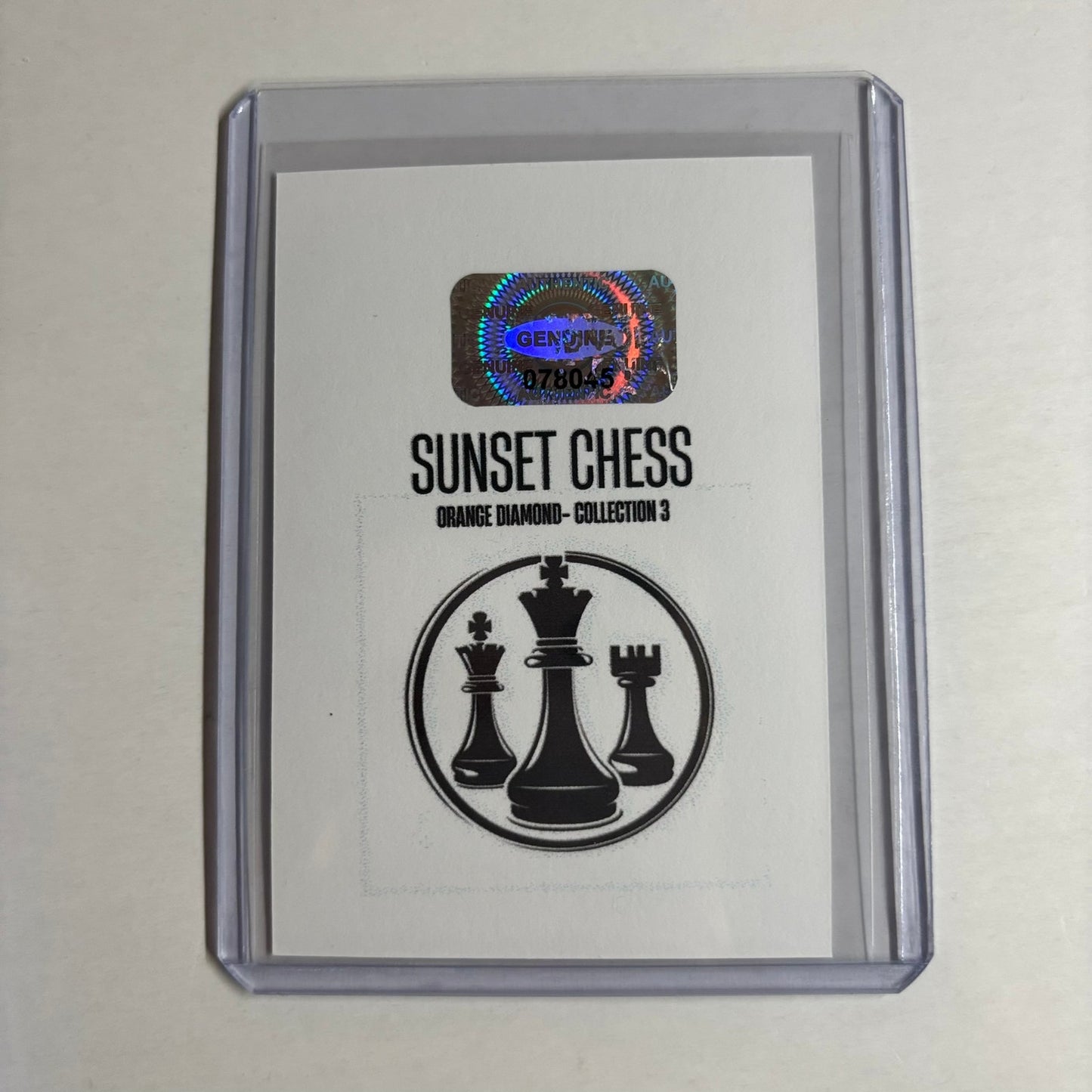 Orange Diamond Collection 3 - Trading Card