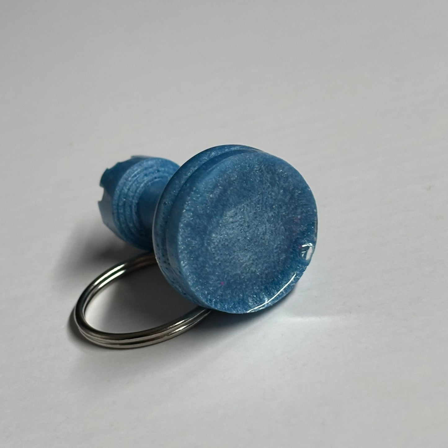 Blue Rook - Handmade Resin Keychain