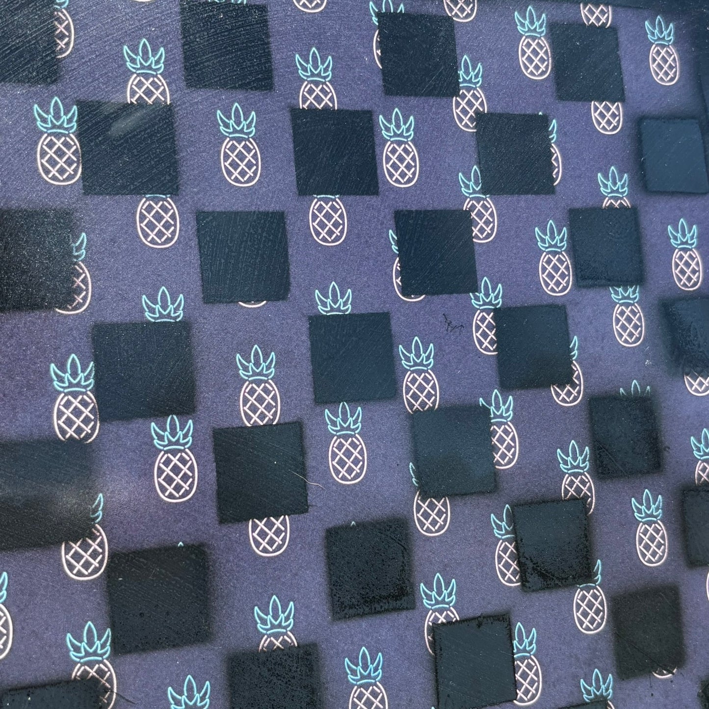 Pineapple Pattern - Resin Coated Chess Board