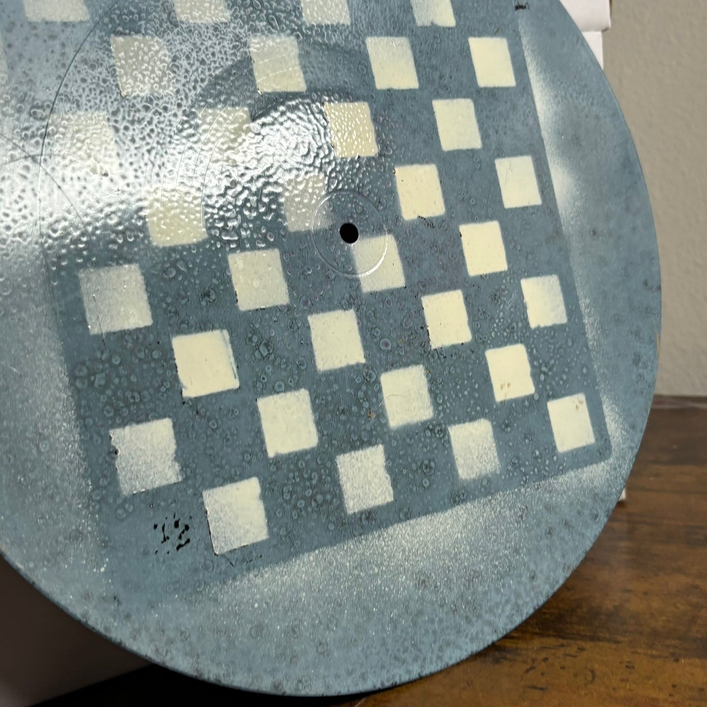 Faded Sky Blue - Vinyl Chess Board