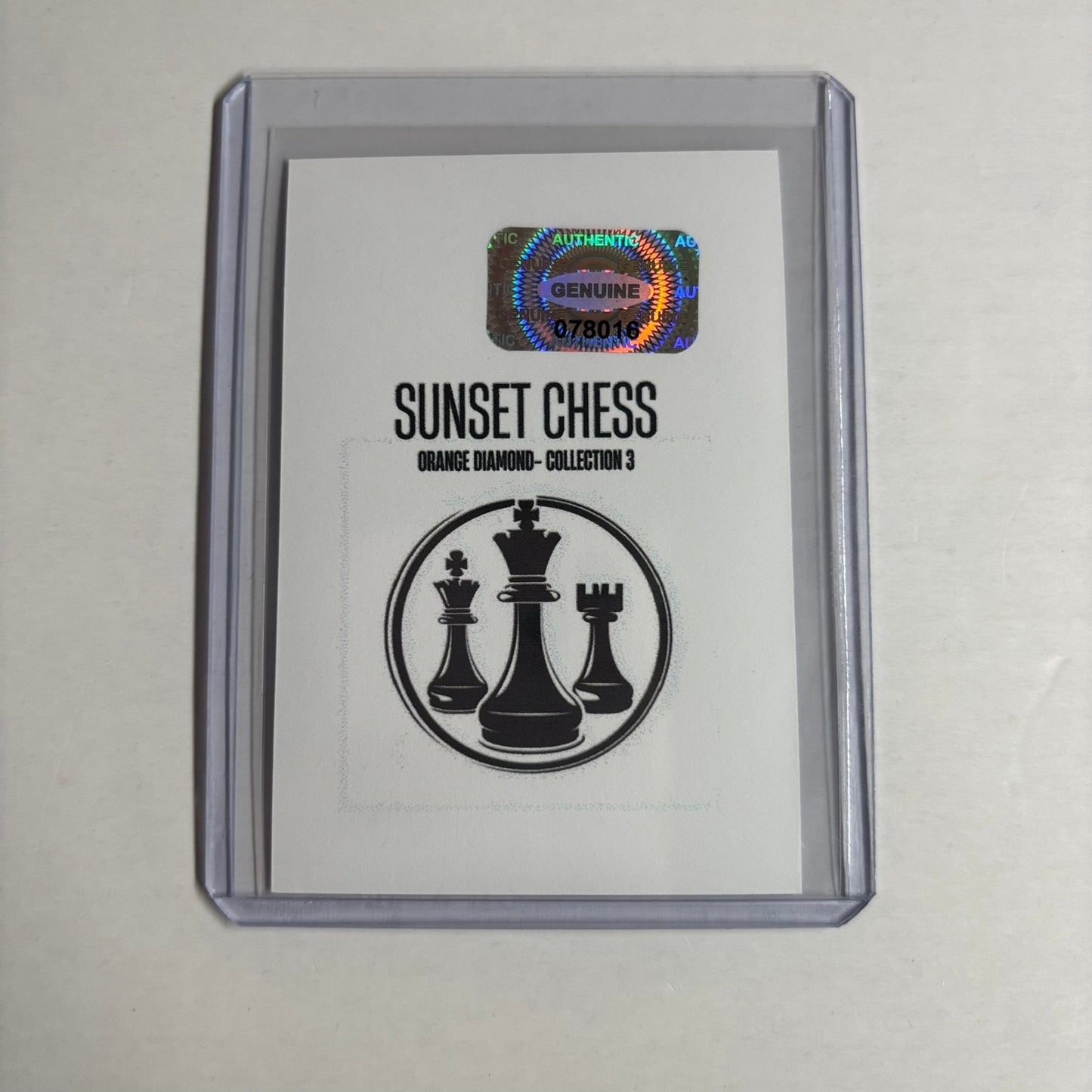 Orange Diamond Collection 3 - Trading Card