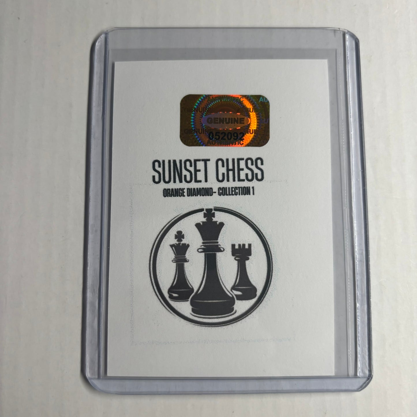 Orange Diamond Collection 1 - Trading Card