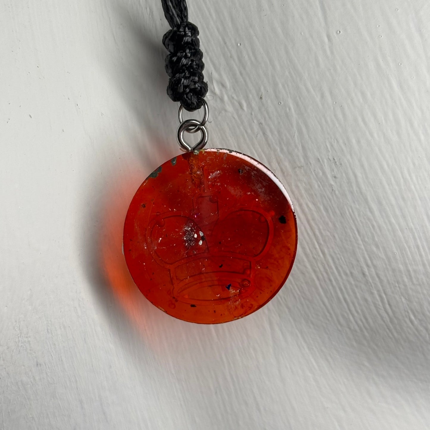 Supreme Red King - Handmade Resin Chess Necklace