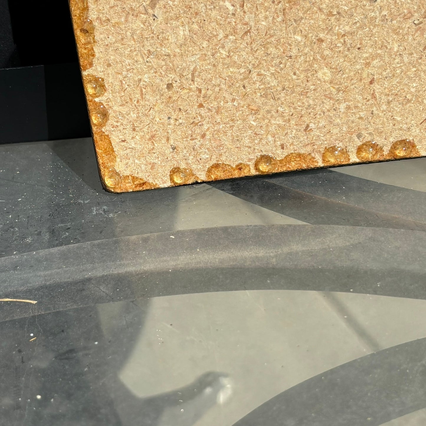 Cream Blue & Pink - Resin Coated Chess Board