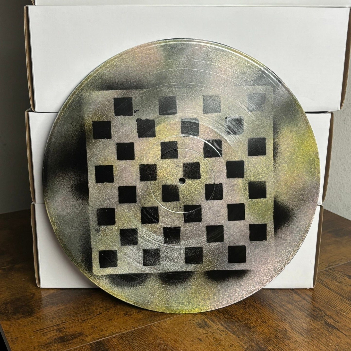 Dirty Green - Vinyl Chess Board