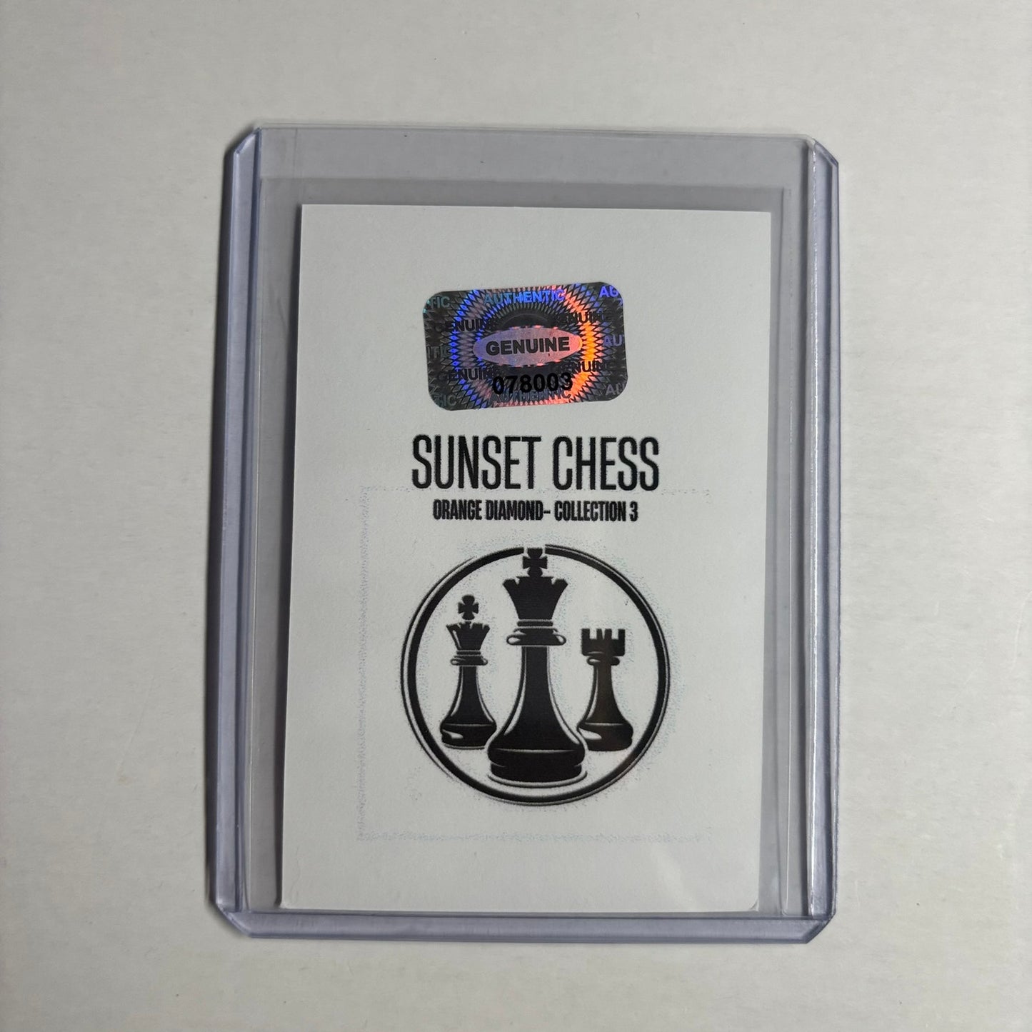 Orange Diamond Collection 3 - Trading Card