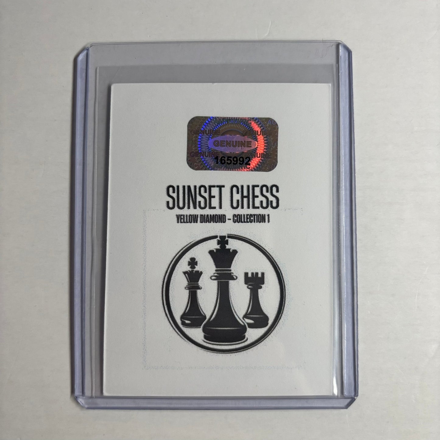 Yellow Diamond Collection 1 - Trading Card