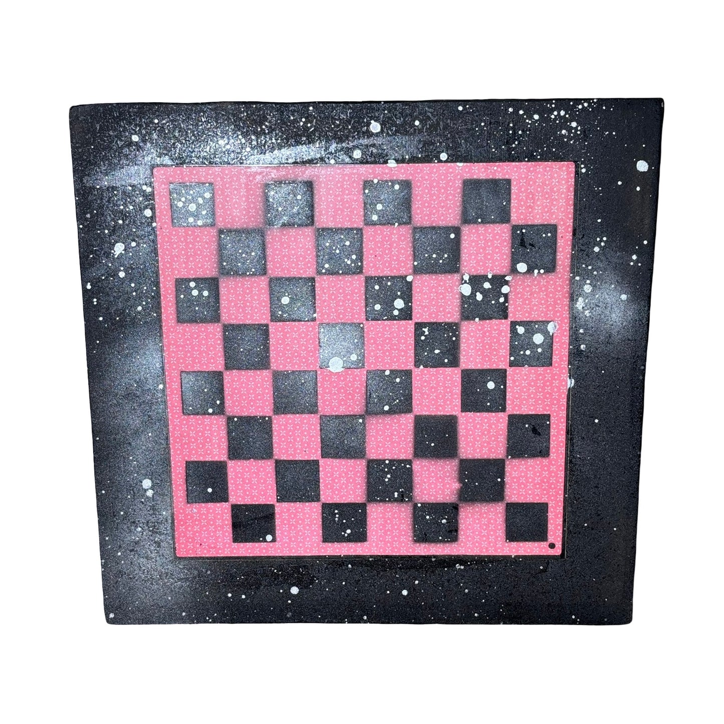 Red Chrome Drip - Large Scrapbook Chess Board