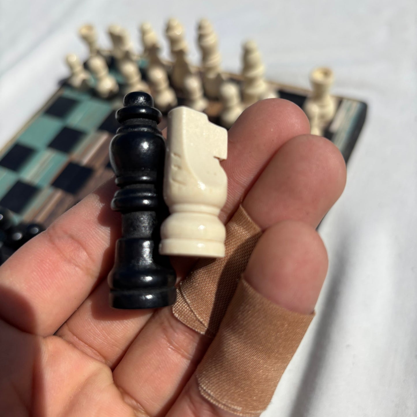 Seaside Wood Design - Scrapbook Chess Set