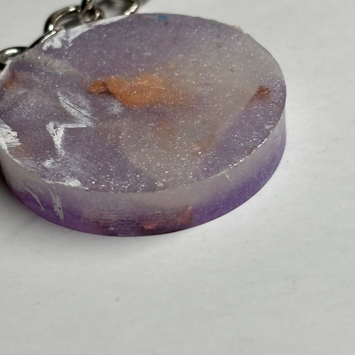 Royal Purple Pawn - Handmade Resin Keychain