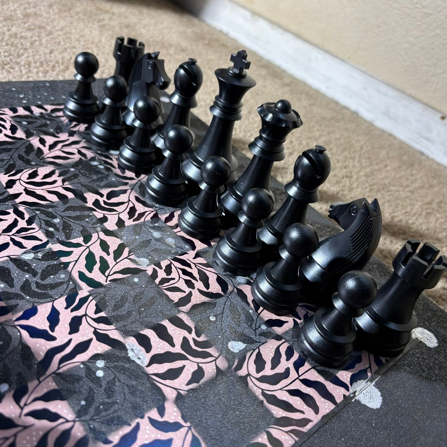Luxury Pattern - Large Deluxe Chess Set