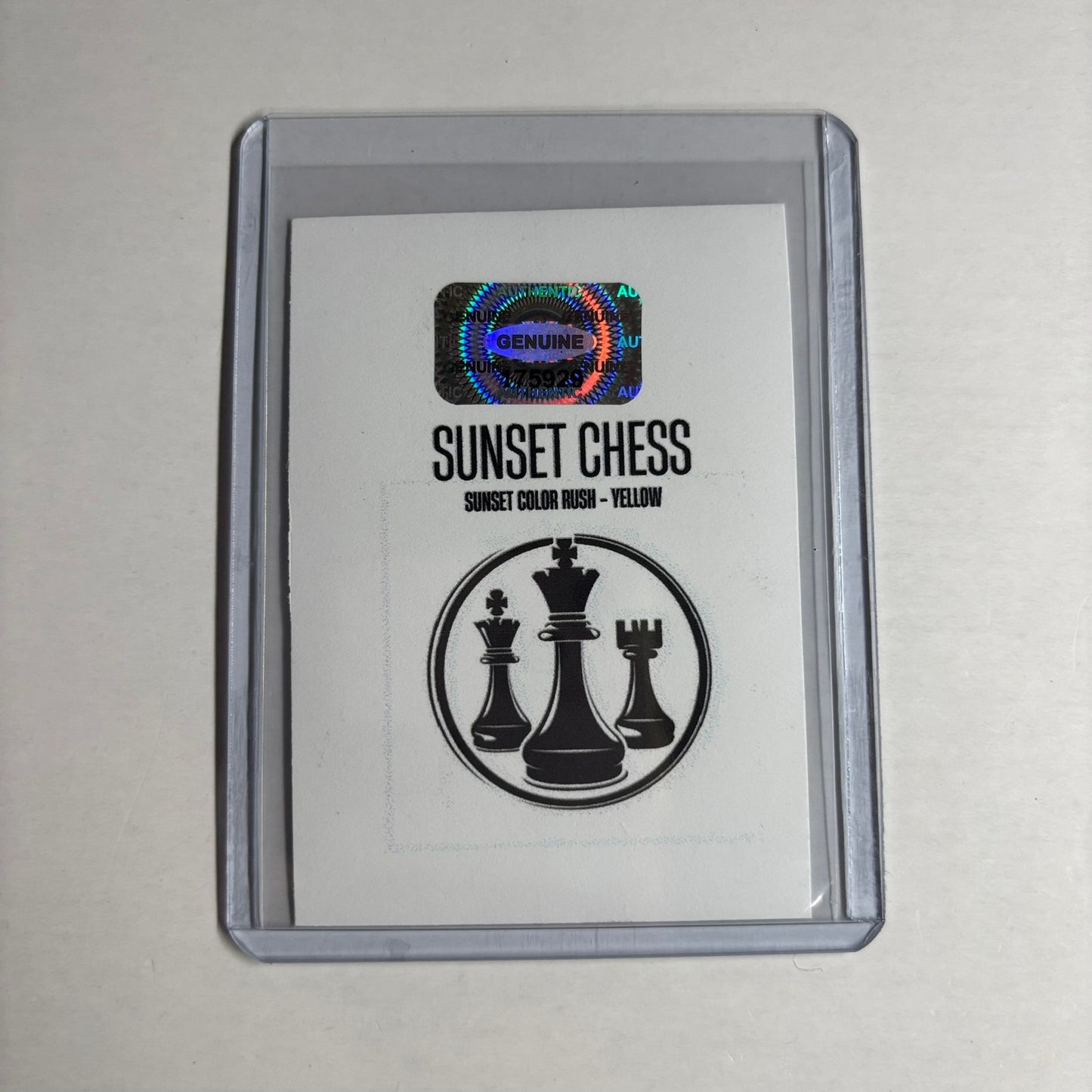 Yellow Collection - Trading Card