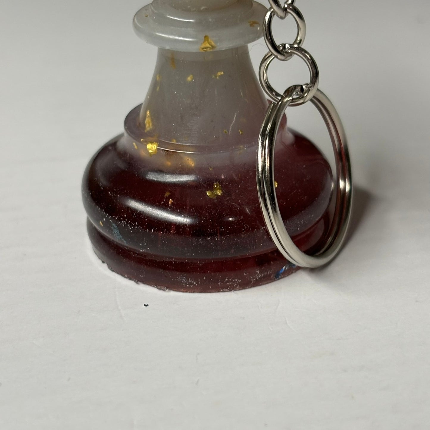Crystal Royal Pawn - Handmade Resin Keychain - Large Edition