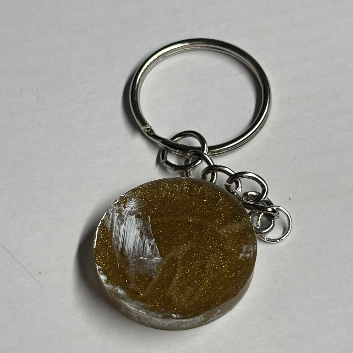 Sandy Yellow Knight - Handmade Resin Keychain