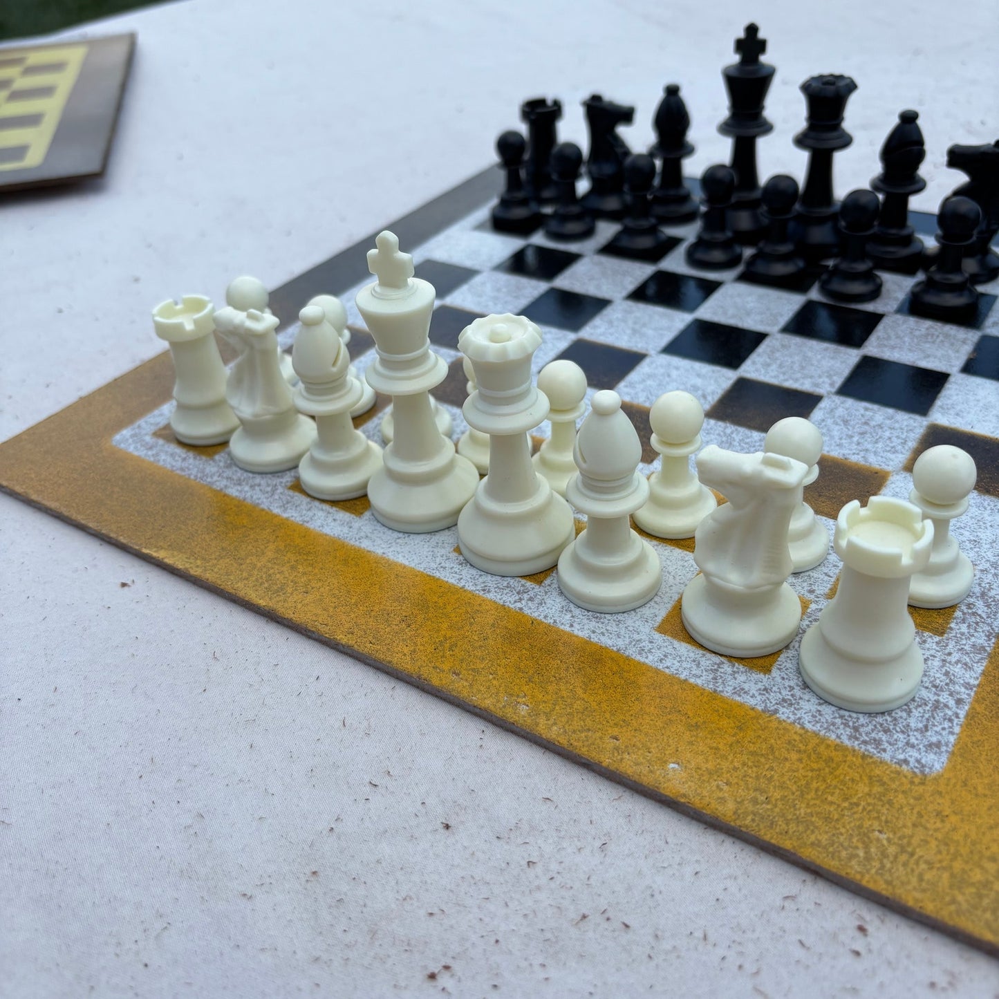 Steelers Yellow/Gold/Black - Painted Chess Set