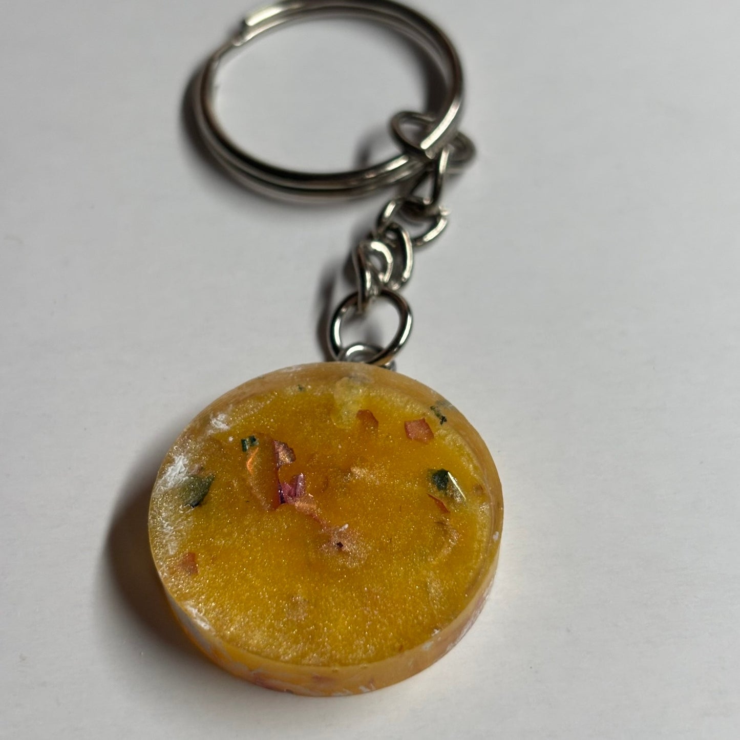 Banana King Royal - Handmade Resin Keychain - Flat Edition
