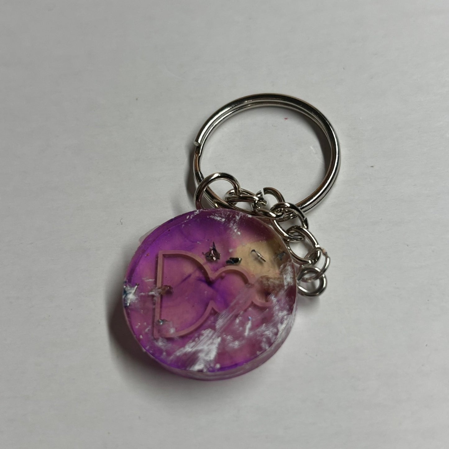 Translucent Purple Pawn - Handmade Resin Keychain