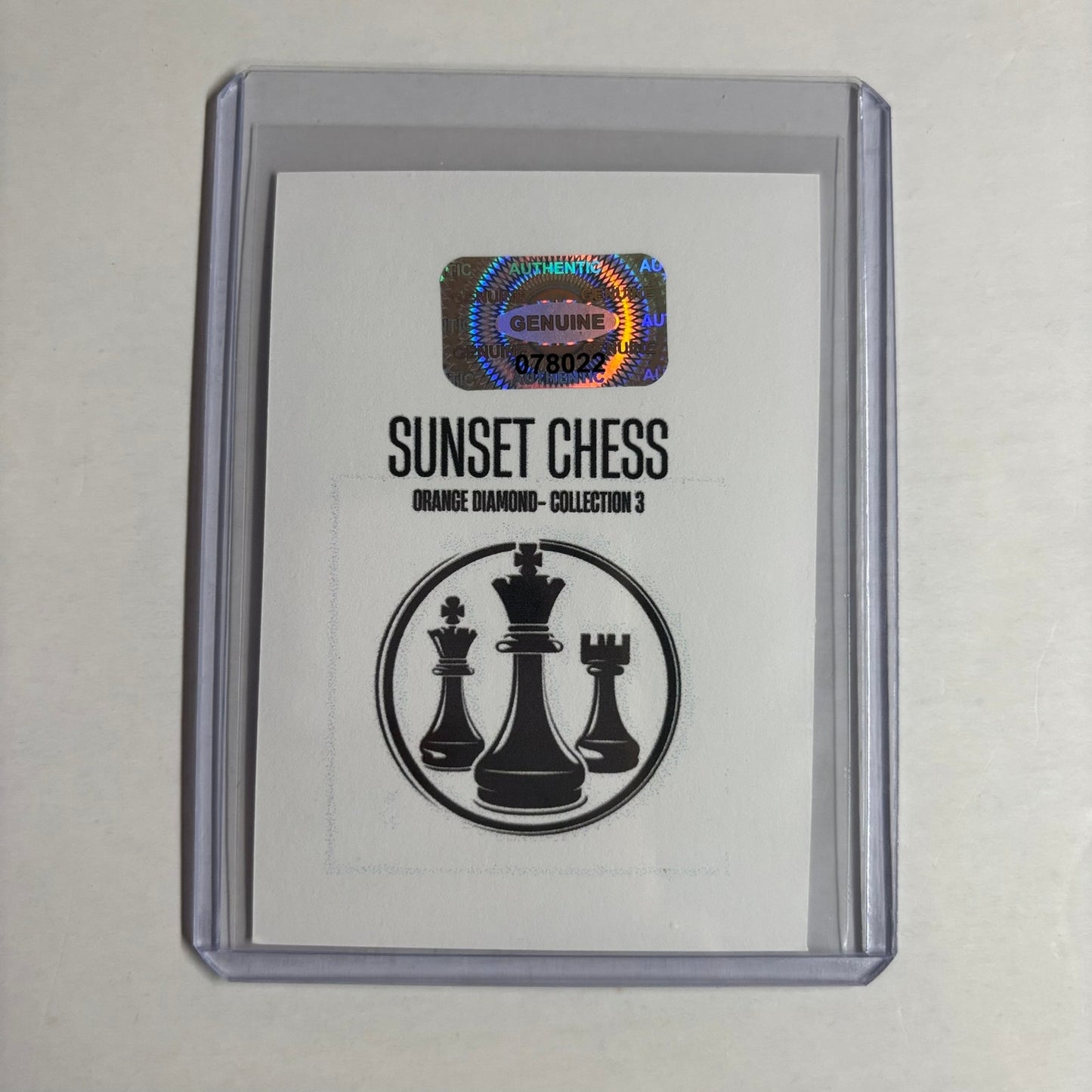 Orange Diamond Collection 3 - Trading Card