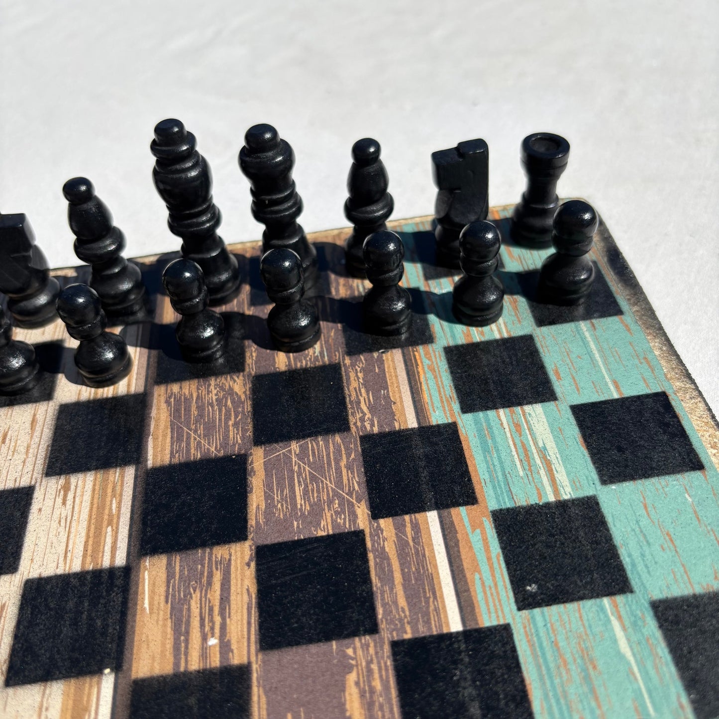 Seaside Wood Design - Scrapbook Chess Set