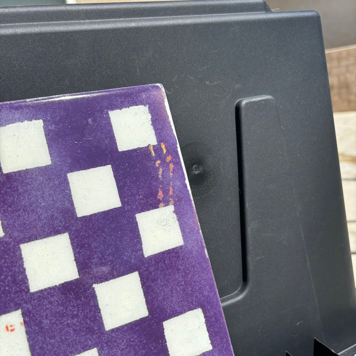 Purple Mist - Resin Coated Chess Board
