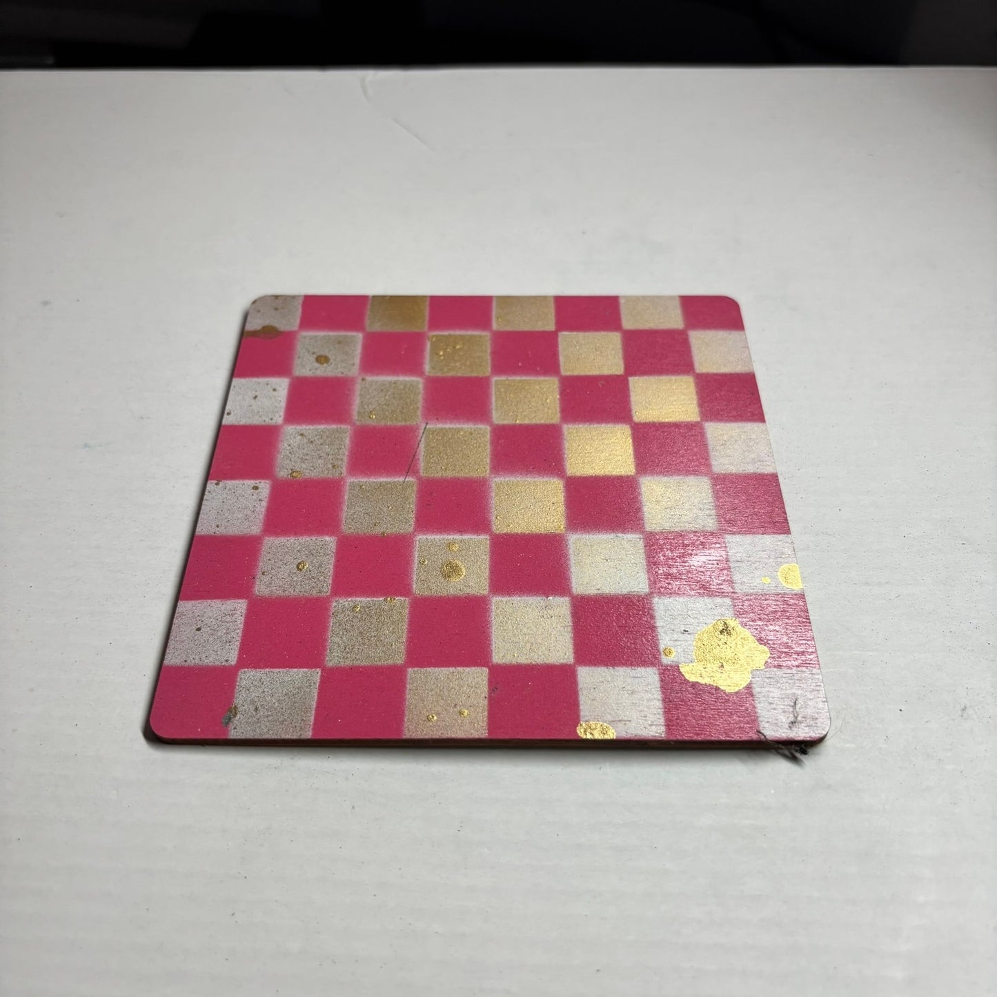 Pinkish Gold - Mini Chess Set