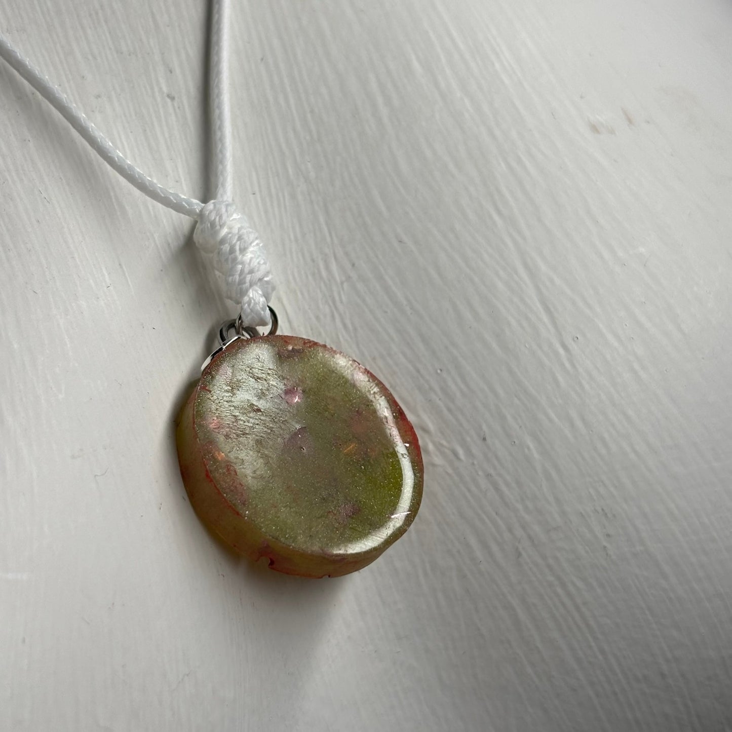 Slight Green Knight - Handmade Resin Chess Necklace