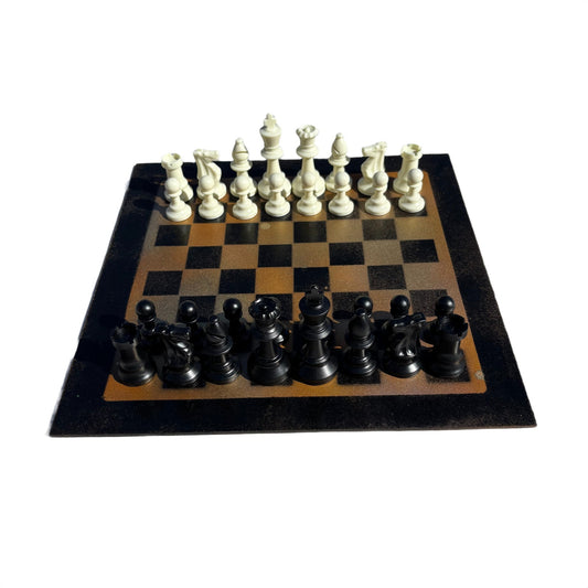 Metallic Orange - Painted Chess Set