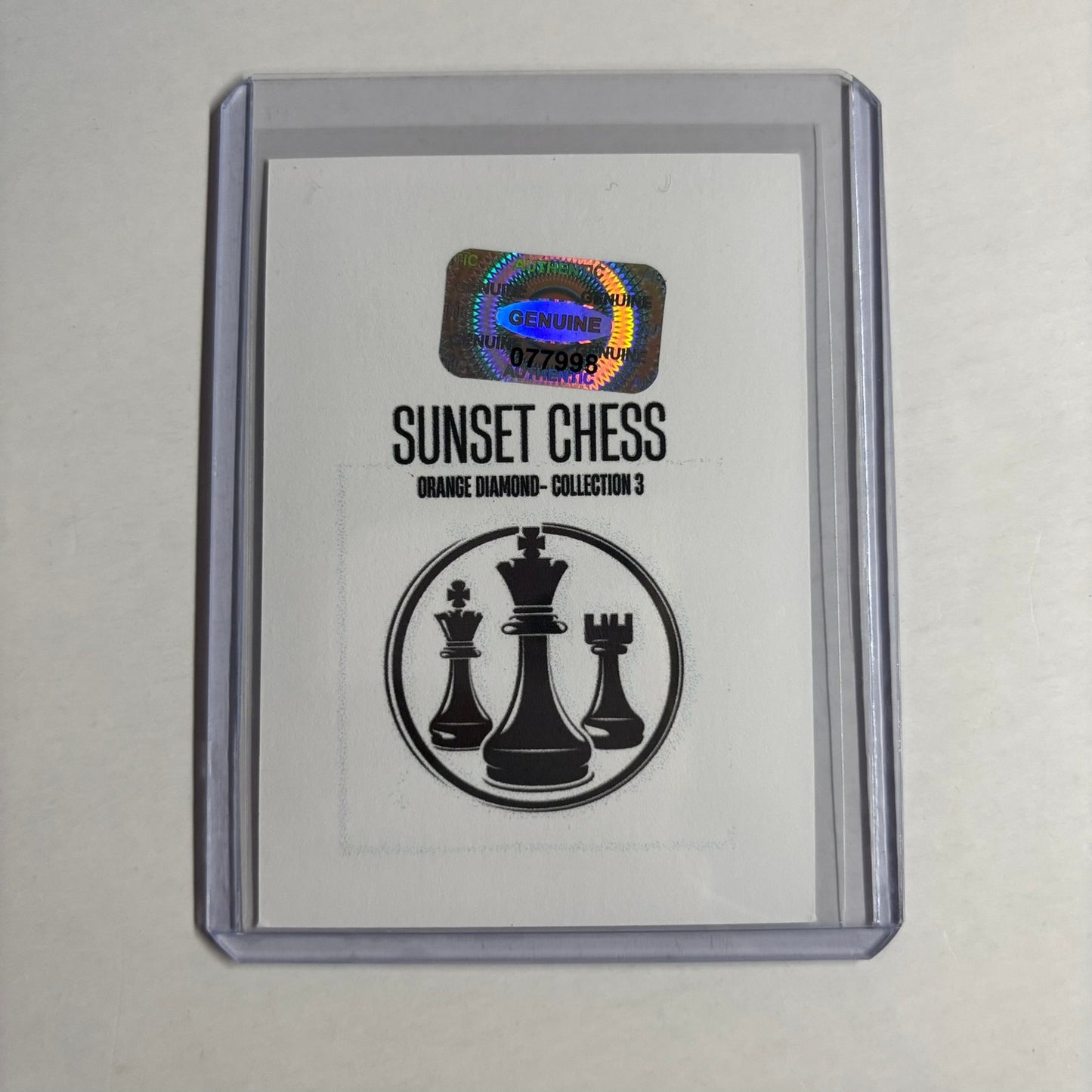 Orange Diamond Collection 3 - Trading Card