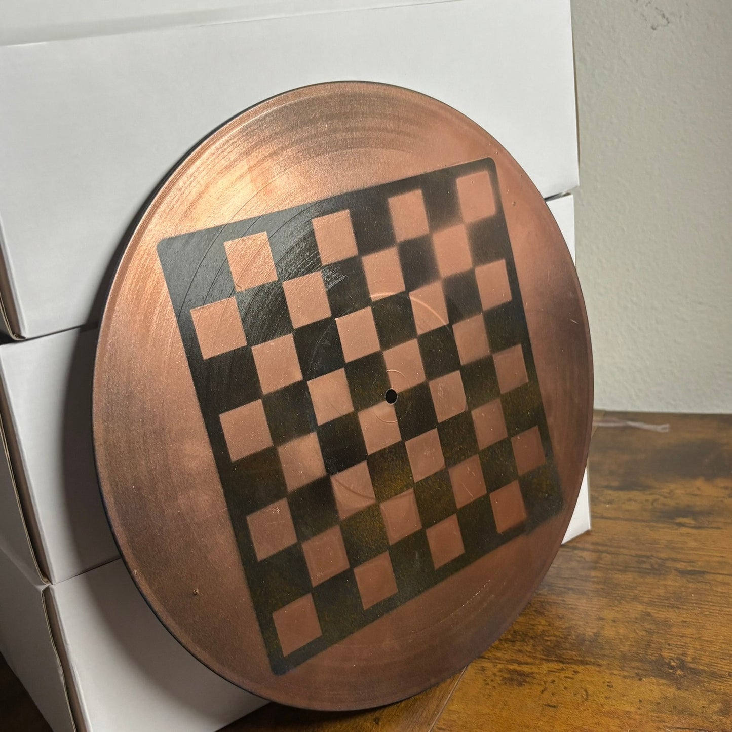 Bronze Black - Vinyl Chess Board
