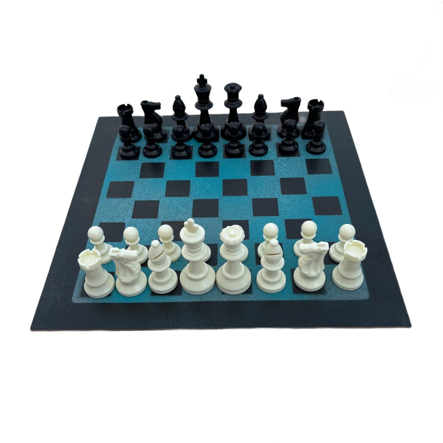 Beautiful Blue - Painted Chess Set