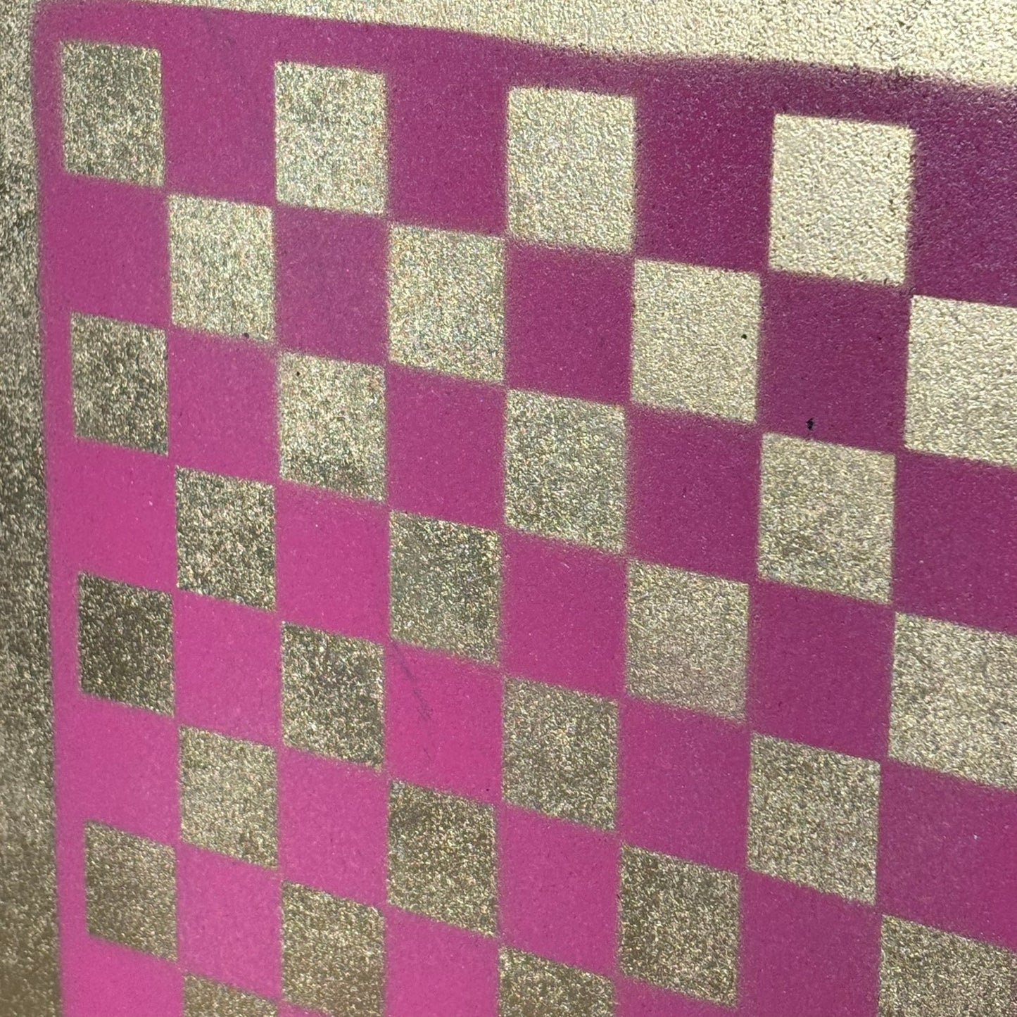 Pink Gold - Painted Chess Board