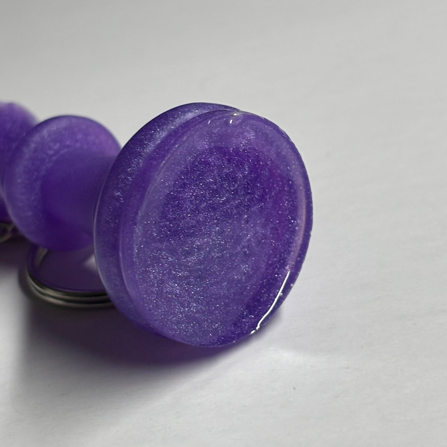 Purple Queen - Handmade Resin Keychain