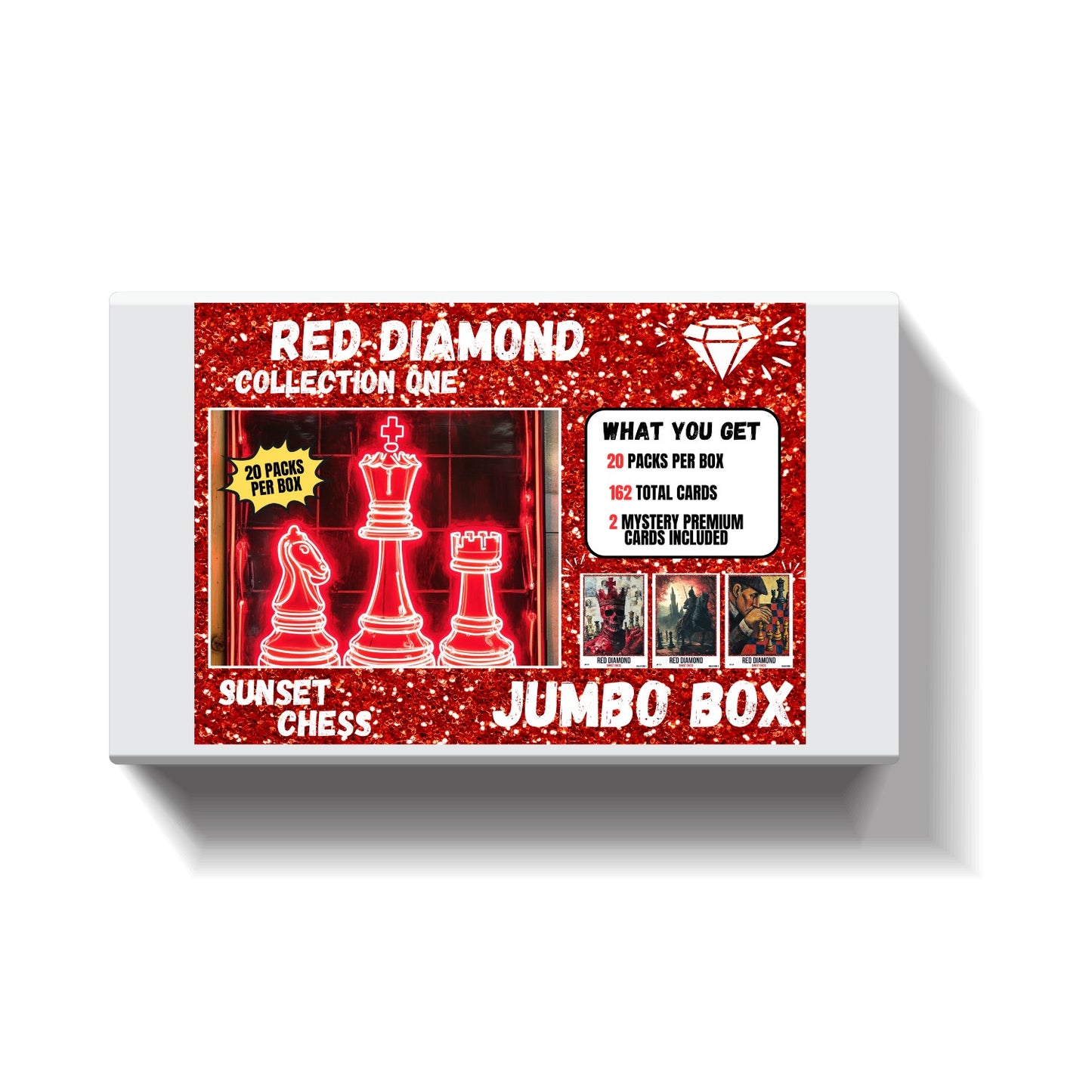 Red Diamond Part 1 - Jumbo Box Pack - Chess Trading Cards