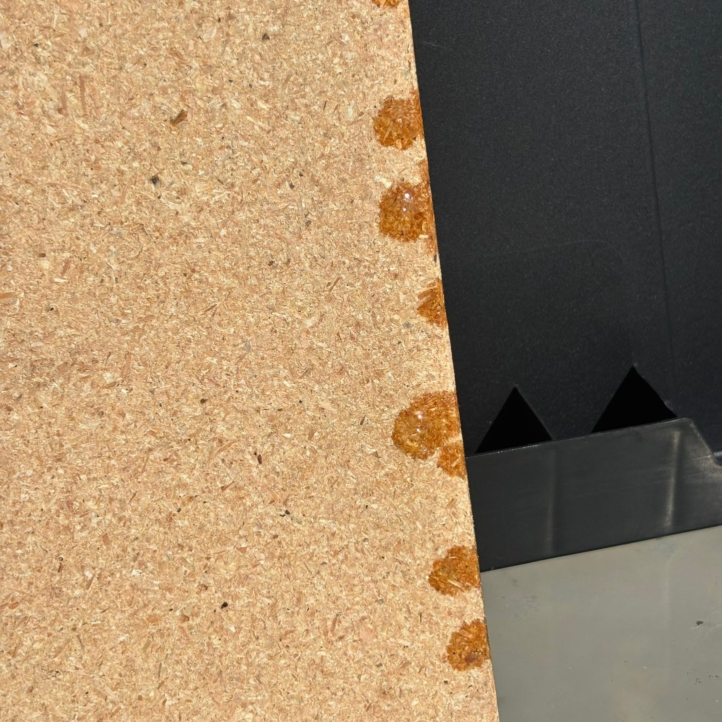 Golden Vintage Words - Resin Coated Chess Board