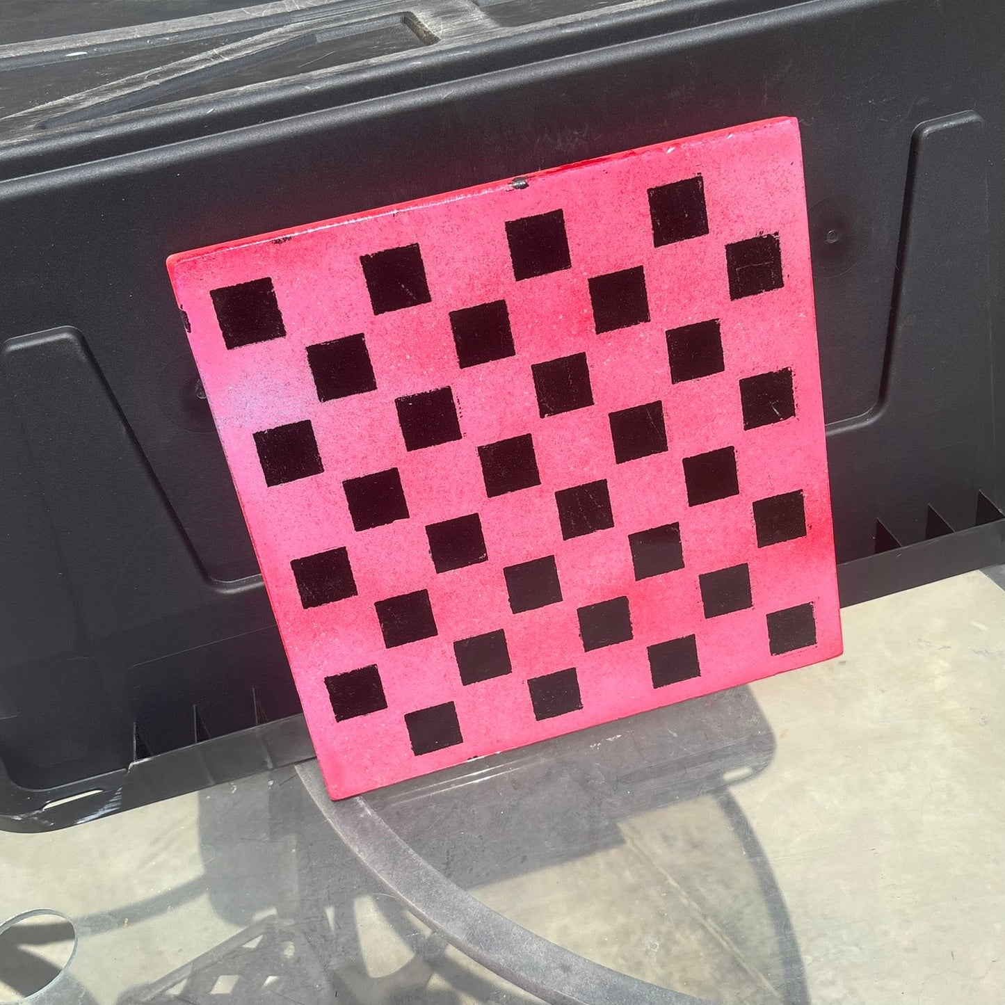 Supreme Pink - Resin Coated Chess Board