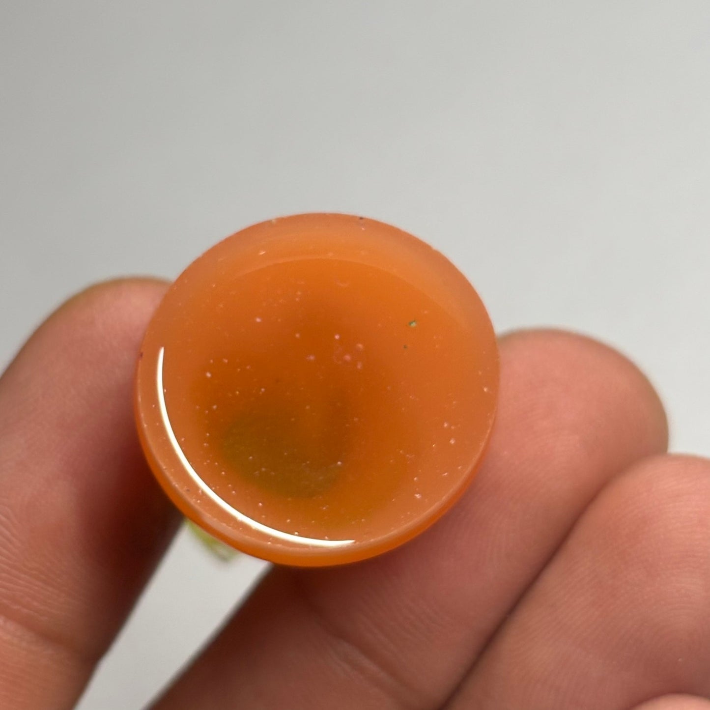 Orange Swoosh Knight - Handmade Resin Keychain