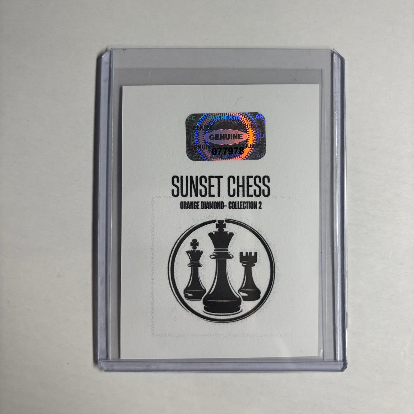 Orange Diamond Collection 2 - Trading Card